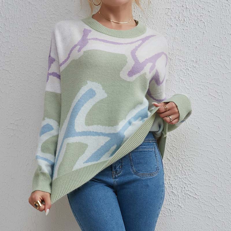 Sudadera Casual A Rayas De Colores