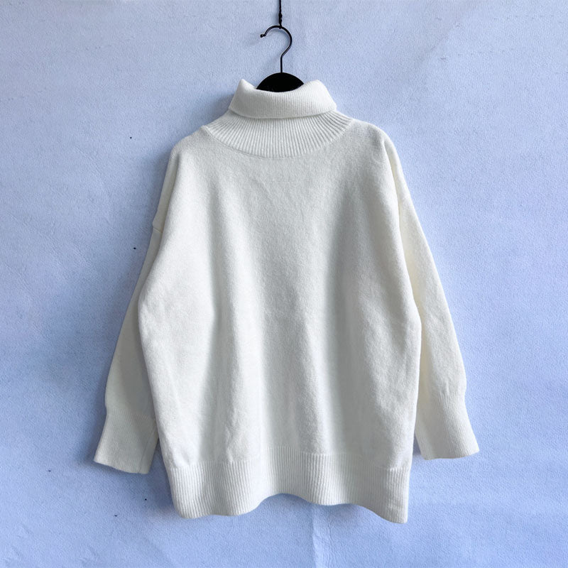 Suéter De Tricot Casual De Color Sólido